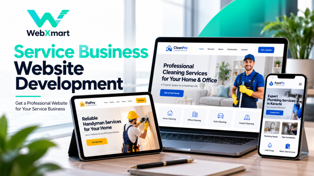 Service Business Website Development by Webmart